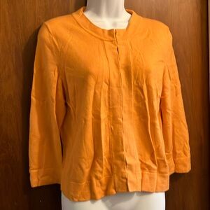 Banana Republic wool & cotton sweater. Size Large. Orange